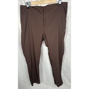 Indyeva Anismare High Waist Women's Lightweight Pants Size XLBrown